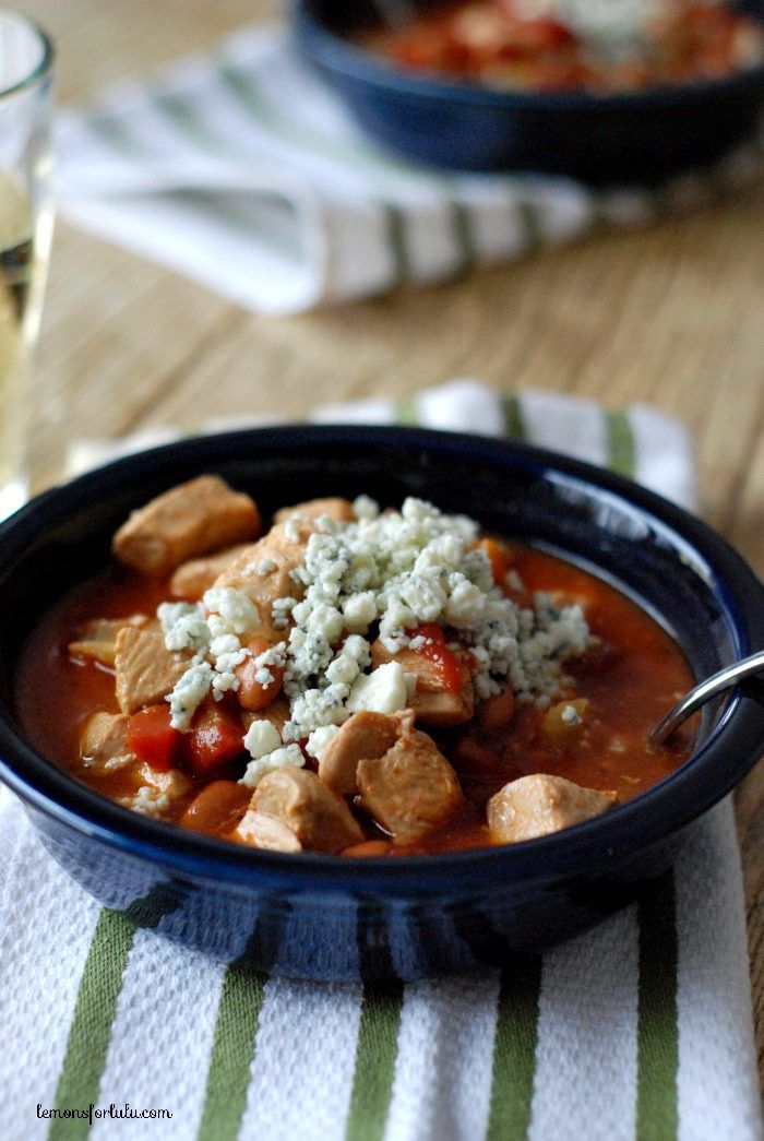 Buffalo Chicken Chili | Lemons for Lulu