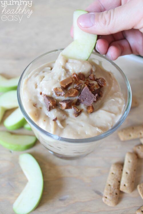 Cream Cheese Toffee Dip | Yummy Healthy Easy