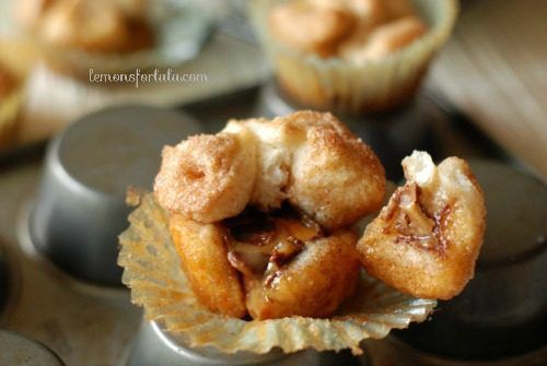 Milky Way Mini Monkey Bread Muffins | Lemons for Lulu