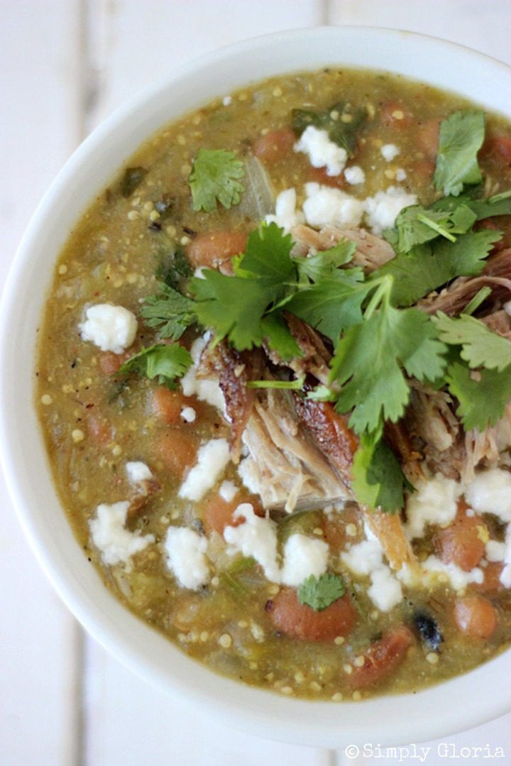 Pulled Pork Green Chili | Simply Gloria