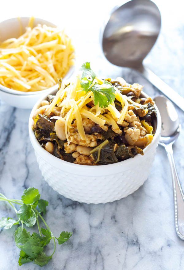 Slow Cooker Pumpkin Turkey Kale Chili | Recipe Runner