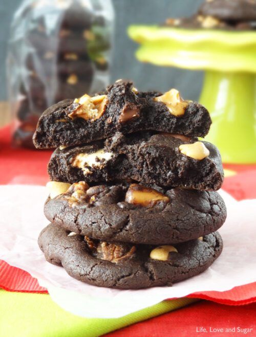 Snickers Chocolate Cookies | Life, Love, & Sugar