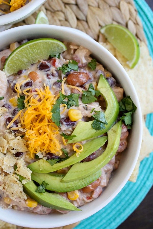 Cream Cheese Chicken Chili | The Food Charlatan