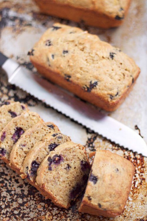 Low Fat Blueberry Pecan Banana Bread - Recipe Runner