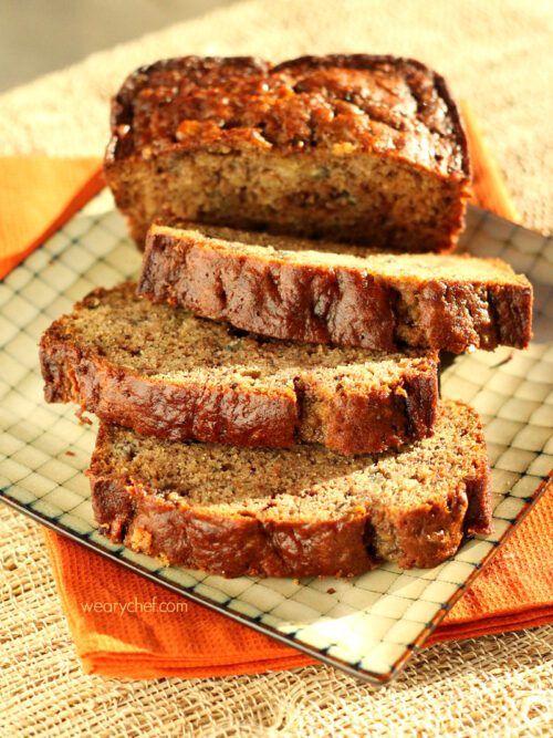 Chocolate Toffee Banana Bread - Julie's Eats and Treats (written by The Weary Chef)