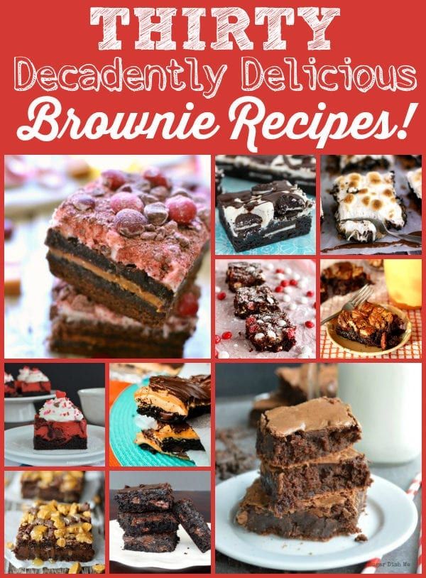 Look no further for delicious brownie recipes than this collection from talented food bloggers!