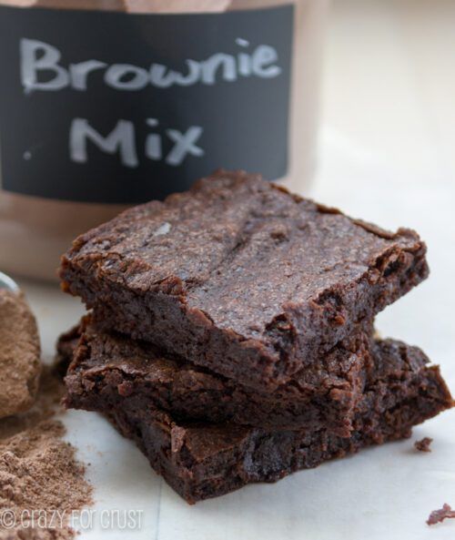 The Best Homemade Brownie Mix by Crazy for Crust