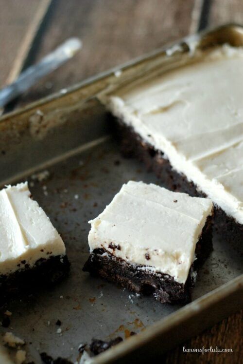 Irish Cream Brownies by Lemons for Lulu