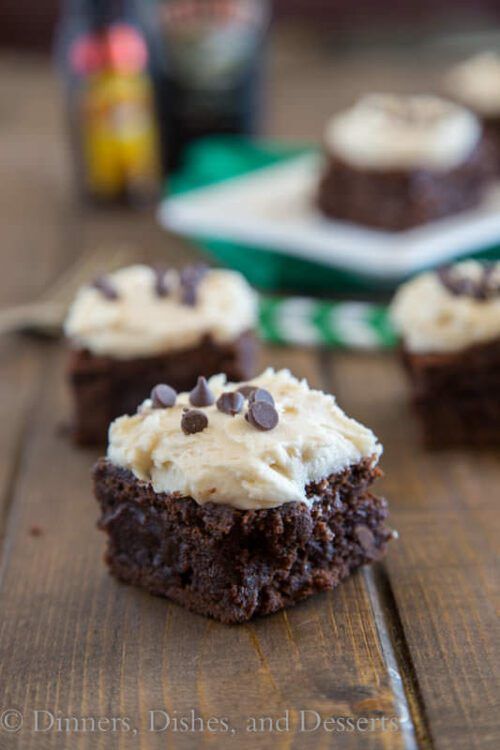 Mudslide Brownies by Dinners, Dishes and Desserts