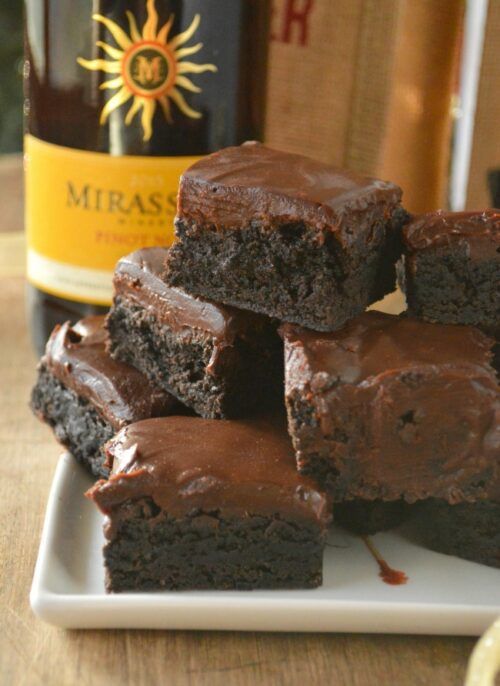 Pinot Noir Brownies by Sugar Dish Me