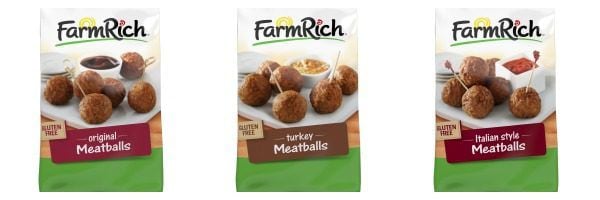 Gluten-Free Farm Rich Meatballs in Three Varieties!