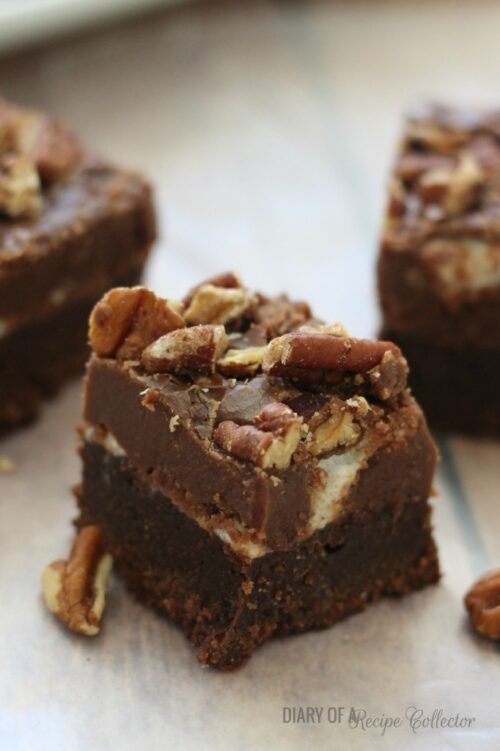 Mississippi Mud Brownies by Diary of a Recipe Collector