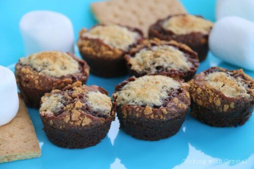 S'more Brownie Bites by Everyday Adventures