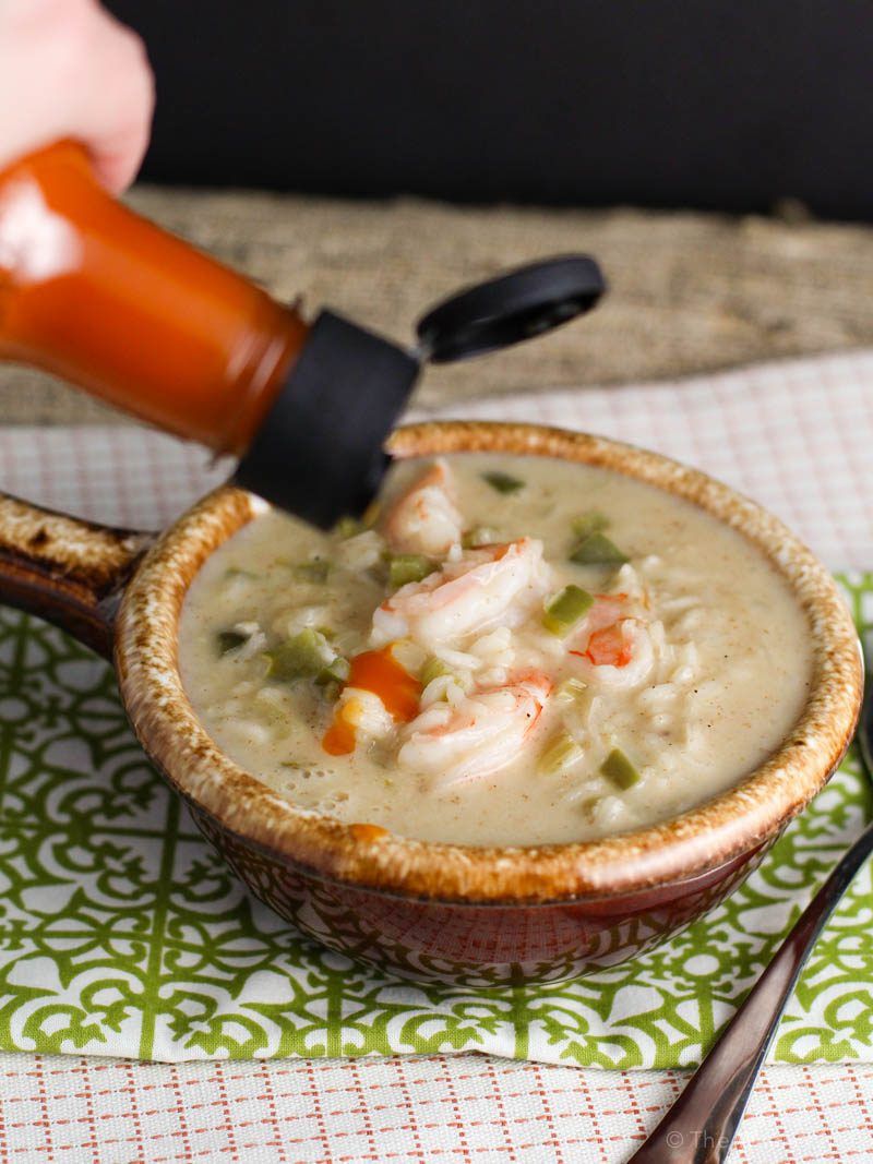 Creamy Cajun Shrimp Soup - The Weary Chef