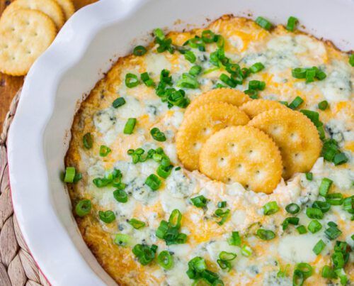 Cheesy Buffalo Chicken Dip by The Food Charlattan