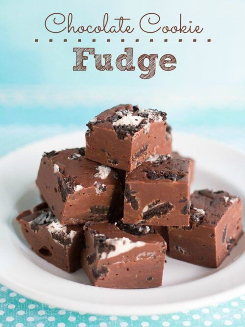 Chocolate Cookie Fudge - This rich, decadent fudge can be made with regular or gluten-free Oreos for a super easy dessert treat!