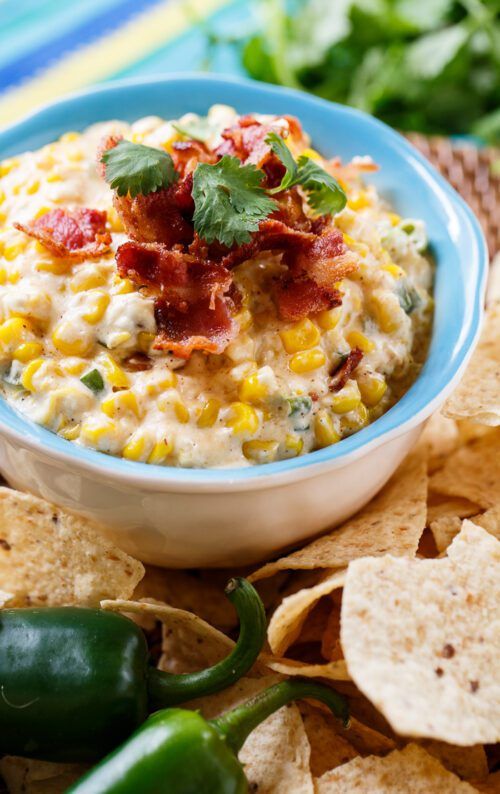 Slow Cooker Corn Dip by Spicy Southern Kitchen