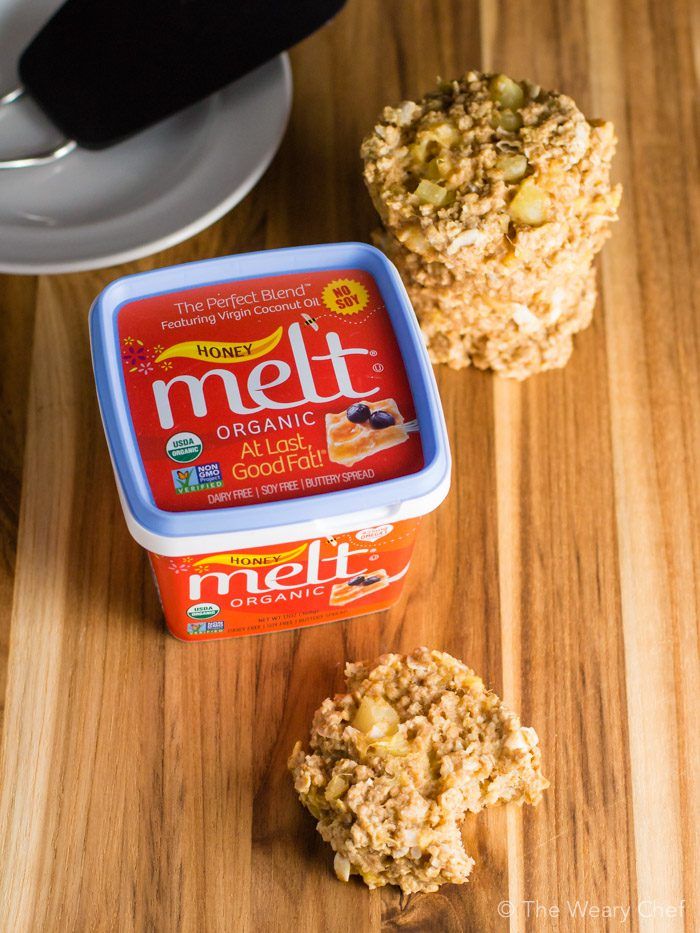Tropical Oatmeal Breakfast Cookies loaded with pineapple and coconut are dairy free and made with no added sugar! #ButterImprovement