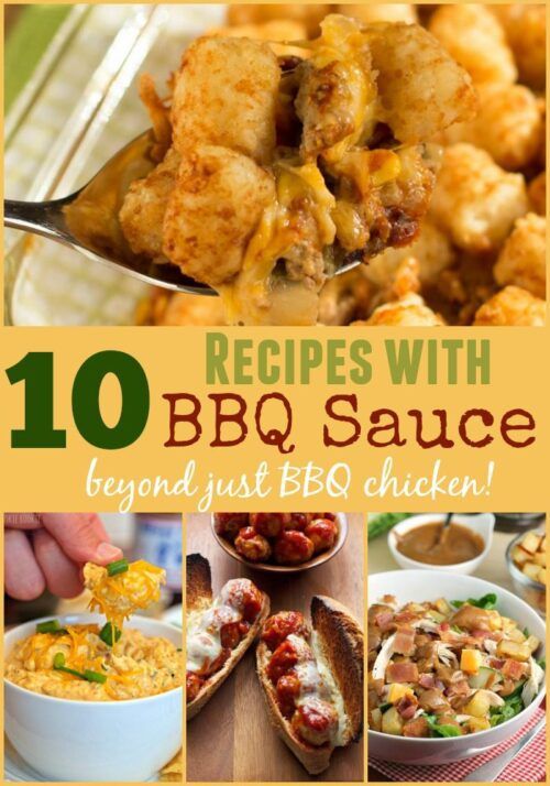 Move over BBQ chicken. Make room for these 10 fun recipes using BBQ sauce!