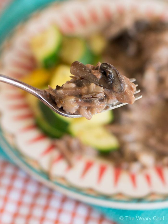 This Beef Stroganoff Crock Pot Recipe is as delicious as it is easy!