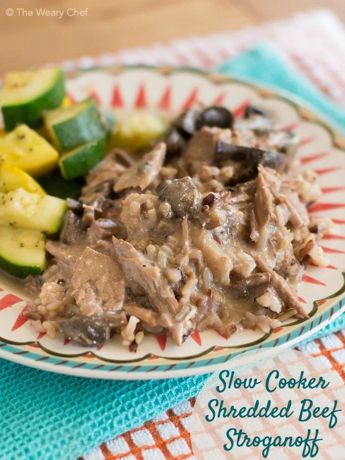 Easy Beef Stroganoff Crock Pot Recipe The Weary Chef