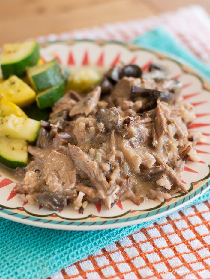 Easy Slow Cooker Beef Stroganoff