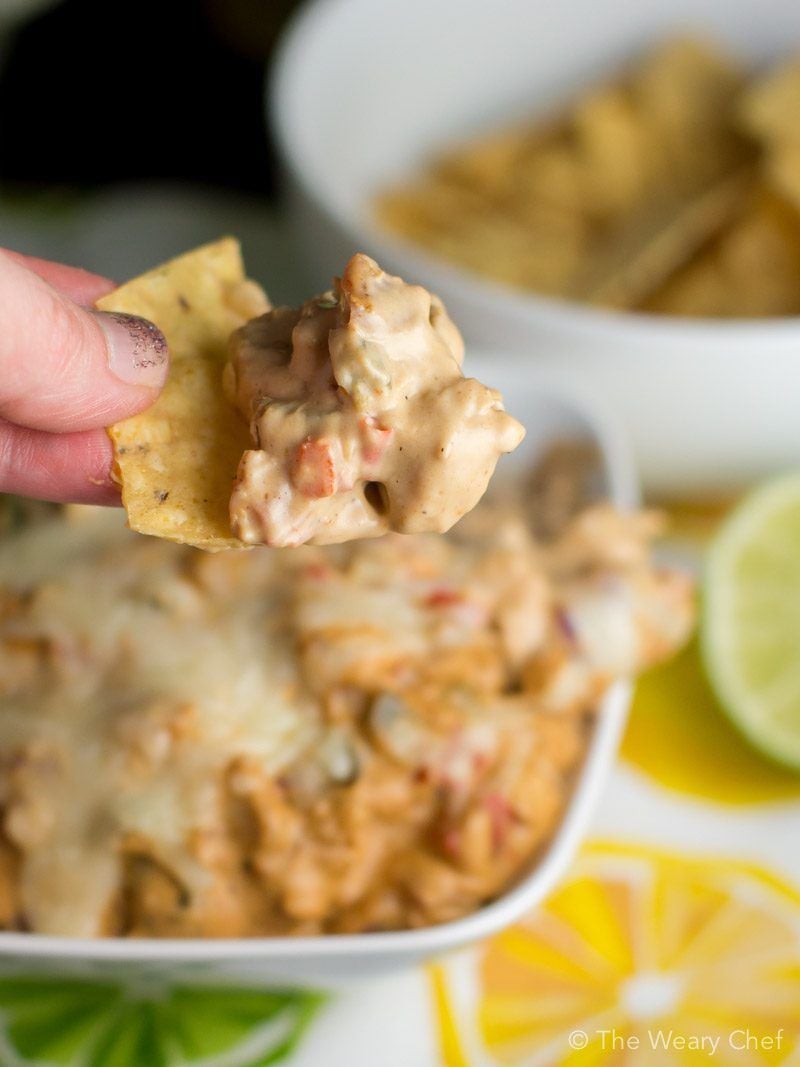 Fajita Chicken Cream Cheese Dip The Weary Chef