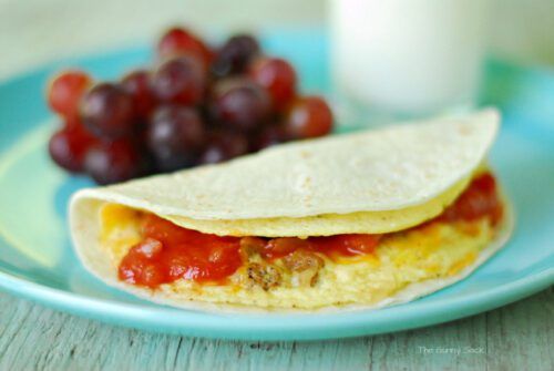 Microwave Breakfast Tacos by The Gunny Sack