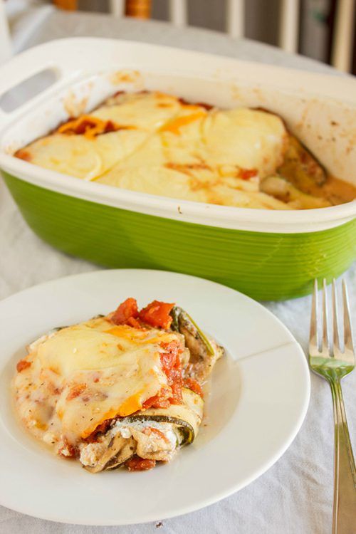 Eggplant and Zucchini Lasagna by The Cookie Writer