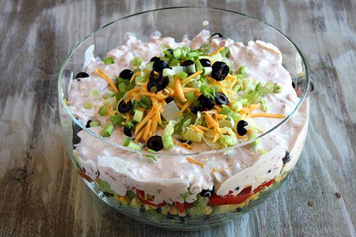 Tex Mex Layered Salad by Recipe Girl