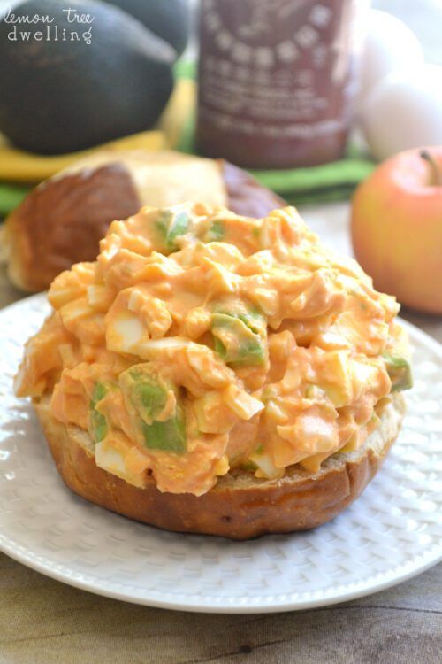 Sriracha Egg Salad by Lemon Tree Dwelling