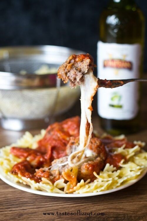  Pepperoni Pizza Meatballs by Tastes of Lizzy T