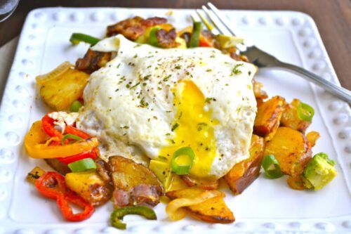 Mexican Breakfast Hash by Maebells (featured on The Weary Chef)