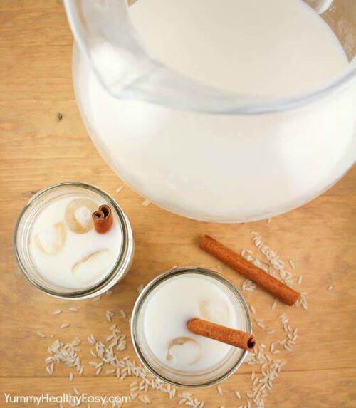 Mexican Horchata by Yummy Healthy Easy (featured on The Weary Chef)