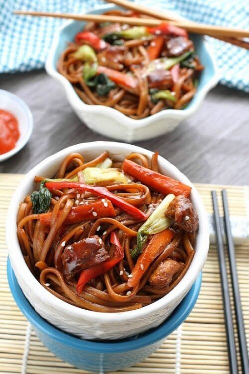 Slow Cooker Lo Mein (made with pork) by Life Made Sweeter