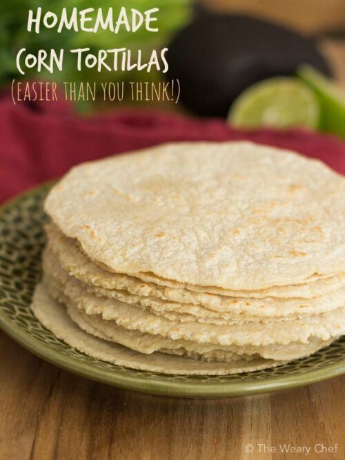 Make a stack of warm, fresh corn tortillas in only about 15 minutes!