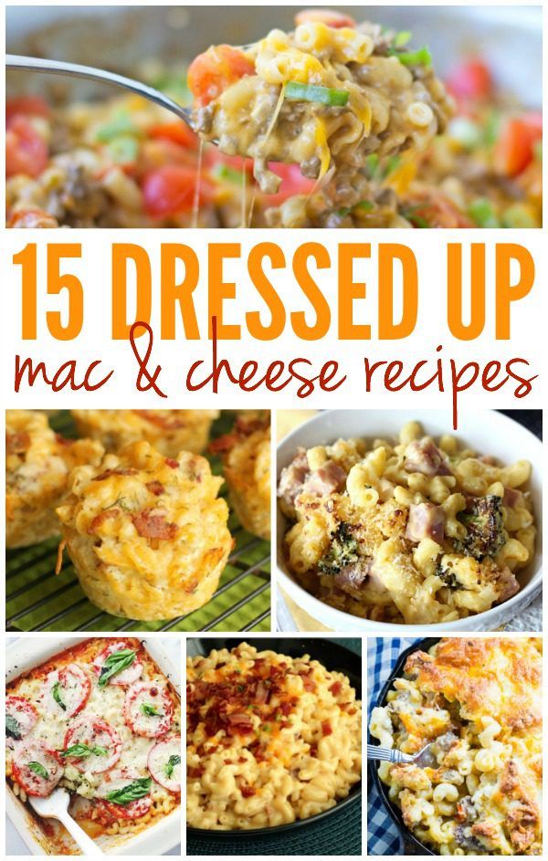 Satisfy your craving for comfort food with these dressed up macaroni and cheese recipes!