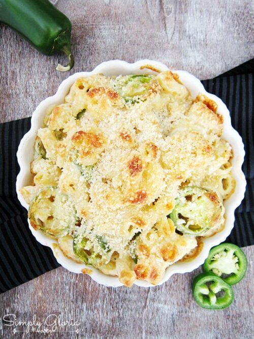 Creamy Havarti Jalapeño Macaroni and Cheese by Simply Gloria (Featured on The Weary Chef)