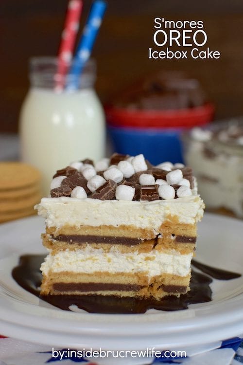 S'mores Oreo Icebox Cake - Inside Bru Crew Life