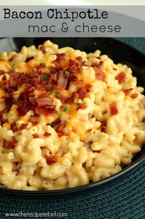 One Pot Bacon Chipotle Mac & Cheese by Julie's Eats & Treats (Featured on The Weary Chef)