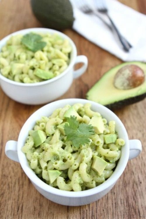 Stovetop Avocado Mac and Cheese by Two Peas & Their Pod (Featured on The Weary Chef)