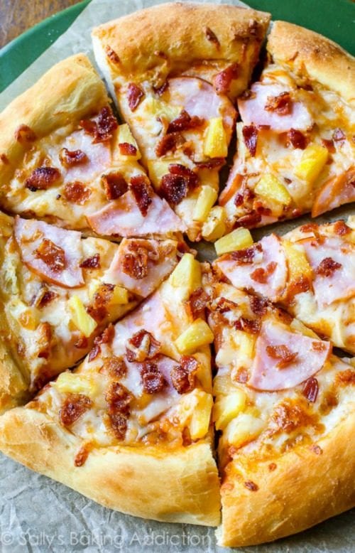 Hawaiian Pizza By Sally's Baking Addiction 