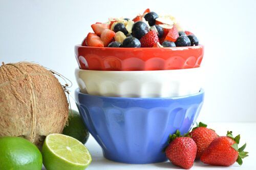 Red, White and Blue Fruit Salad by House of Yumm