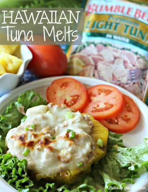 Hawaiian Tuna Melts By Belle of the Kitchen 