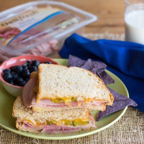 Save your sanity this summer with an easy toasted ham and cheese sandwich for dinner! 