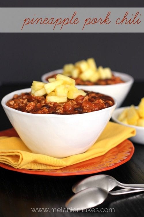 Pineapple Pork Chili By Melanie Makes