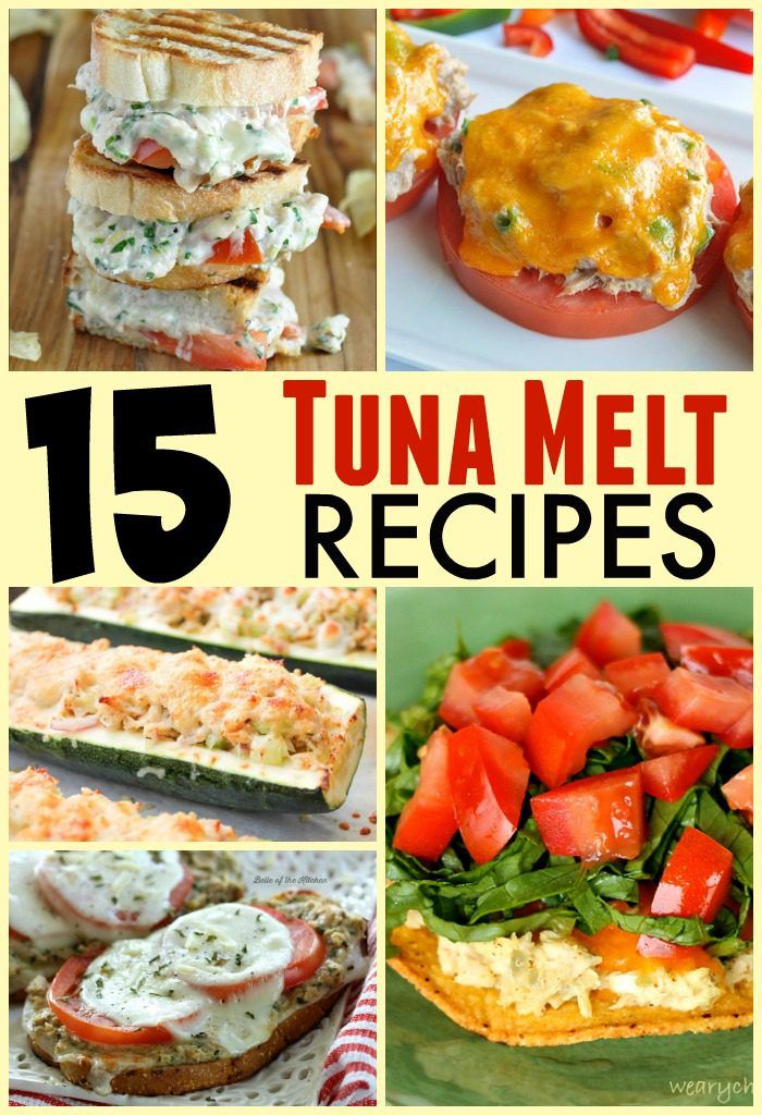 Looking for some easy, delicious, and economical dinner ideas? Here are 15 Tuna Melt Recipes that are full of cheesy, savory goodness!