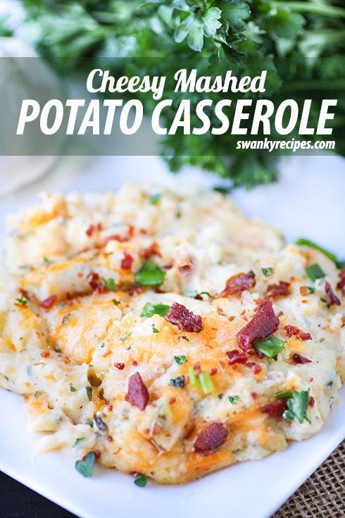 Cheesy Mashed Potato Casserole from Swanky Recipes