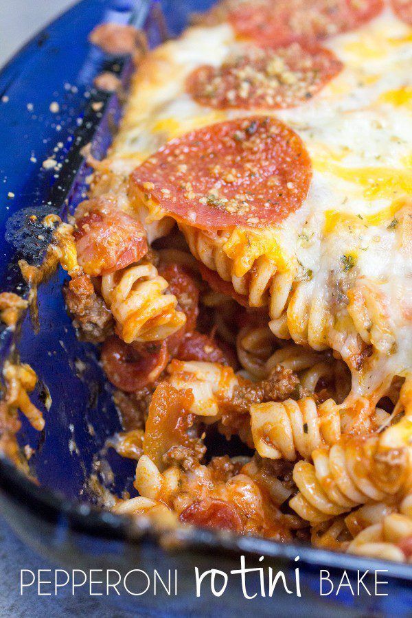 Pepperoni Rotini Bake from Or Whatever You Do