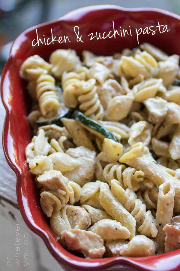 Chicken and Zucchini Pasta